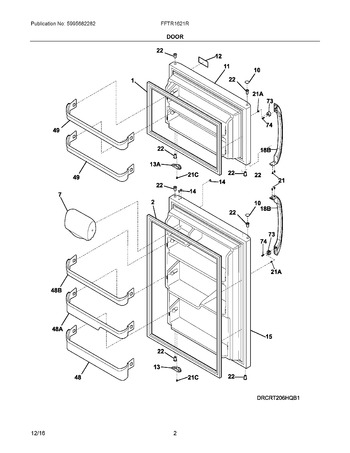 Diagram for FFTR1621RB2