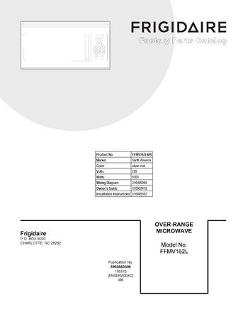 Diagram for FFMV162LMB