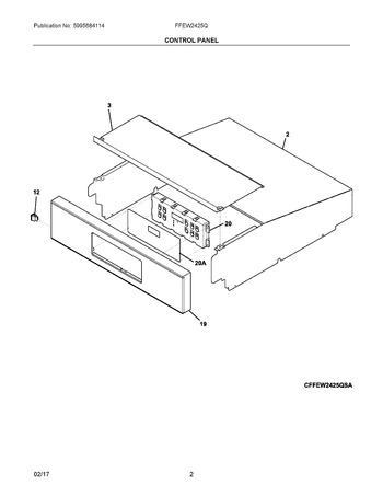 Diagram for FFEW2425QWB