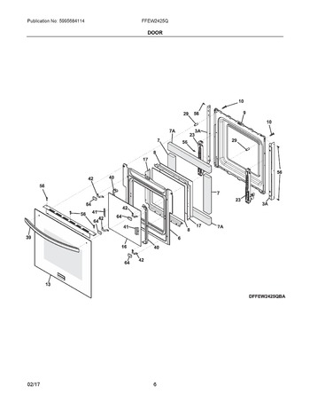 Diagram for FFEW2425QWB