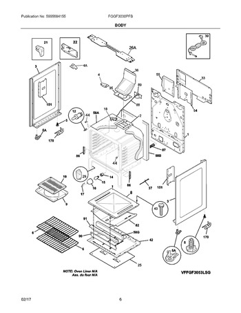 Diagram for FGGF3030PFB