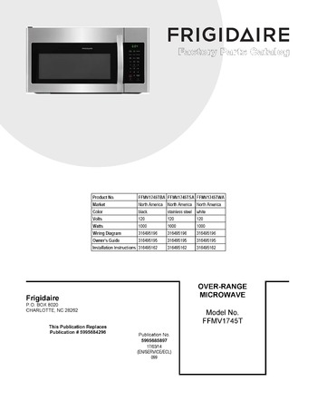 Diagram for FFMV1745TSA