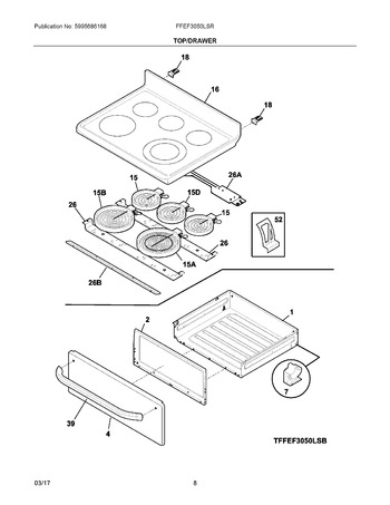 Diagram for FFEF3050LSR