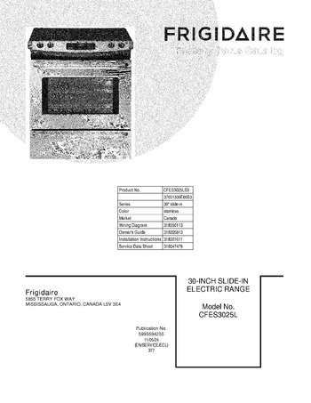 Diagram for CFES3025LS3