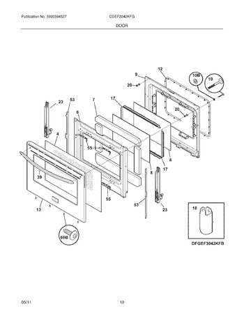 Diagram for CGEF3042KFG