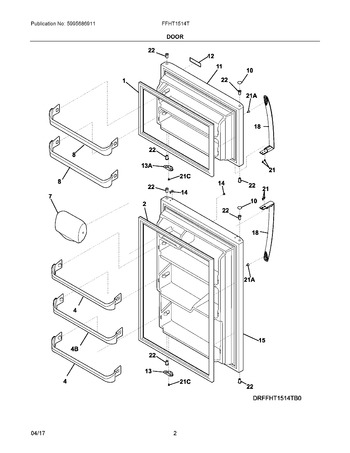 Diagram for FFHT1514TW0