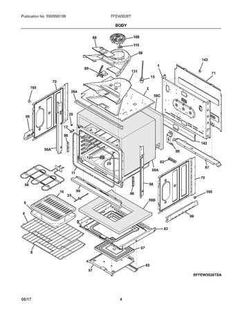 Diagram for FFEW3026TSA