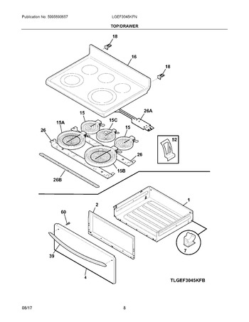 Diagram for LGEF3045KFN