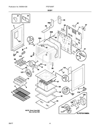 Diagram for FFEF3056TWA