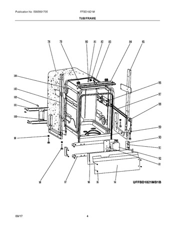 Diagram for FFBD1821MW1B