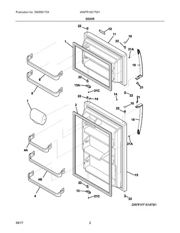 Diagram for WWTR1821TW1