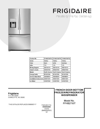 Diagram for FFHB2750TP2