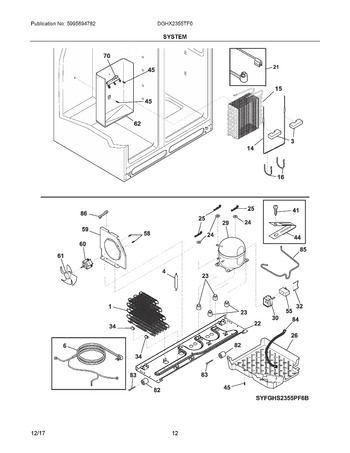 Diagram for DGHX2355TF0