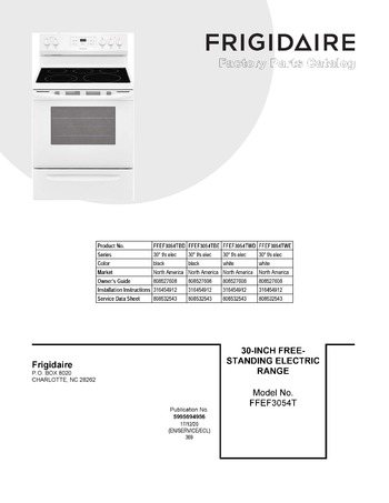 Diagram for FFEF3054TBE