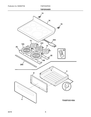 Diagram for FGEF3030PWD