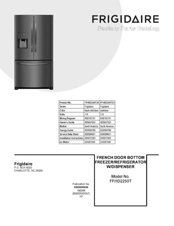 Diagram for FFHD2250TD3