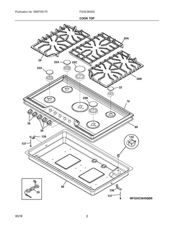 Diagram for FGGC3645QSC