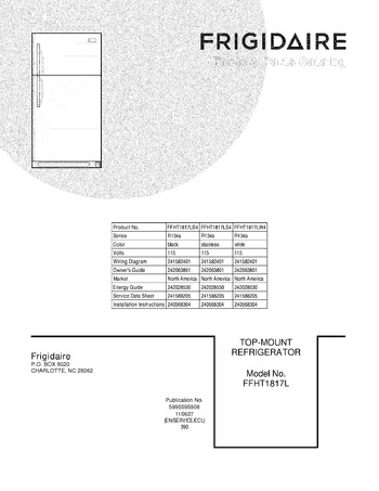 Diagram for FFHT1817LW4