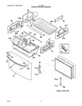 Diagram for 02 - Freezer Drawer, Baskets