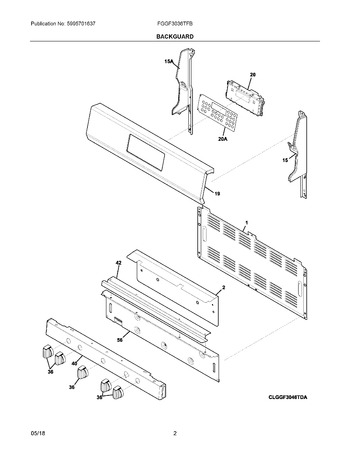 Diagram for FGGF3036TFB