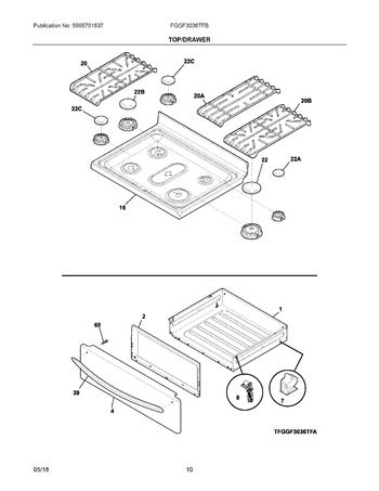 Diagram for FGGF3036TFB