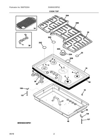 Diagram for EW36GC55PS2