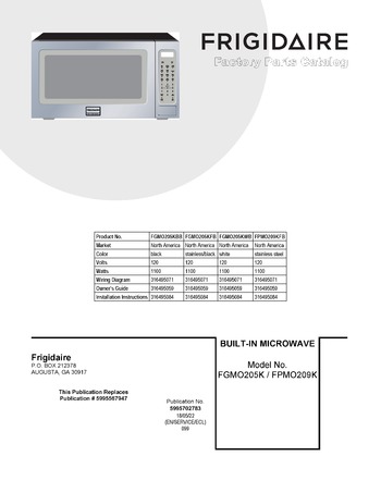 Diagram for FGMO205KFB