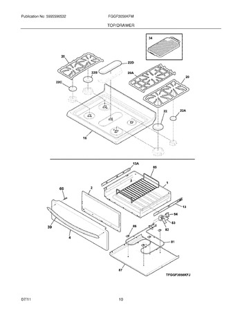 Diagram for FGGF3056KFM