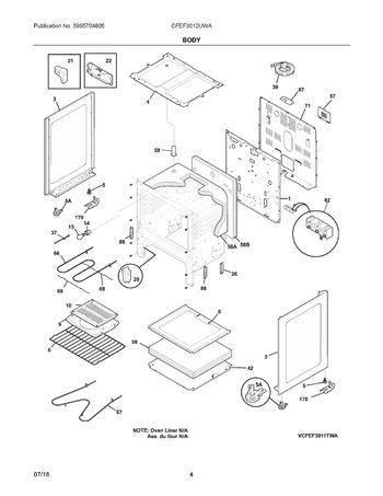 Diagram for CFEF3012UWA