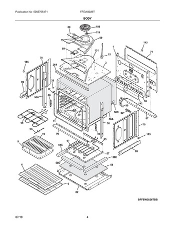 Diagram for FFEW3026TSC