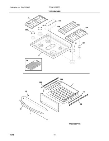 Diagram for FGGF3059TFD