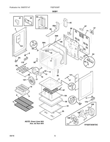 Diagram for FGEF3036TWF