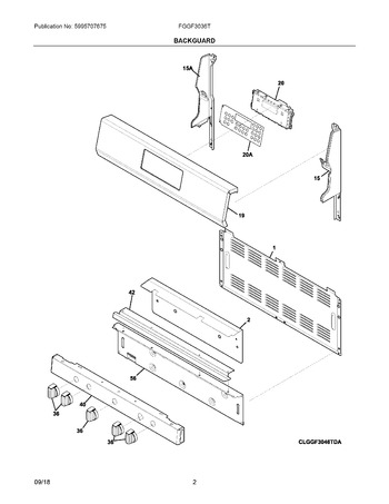 Diagram for FGGF3036TBC