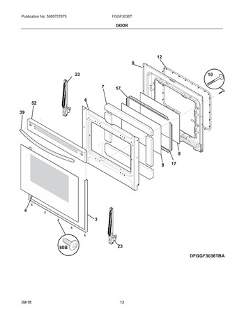 Diagram for FGGF3036TBC