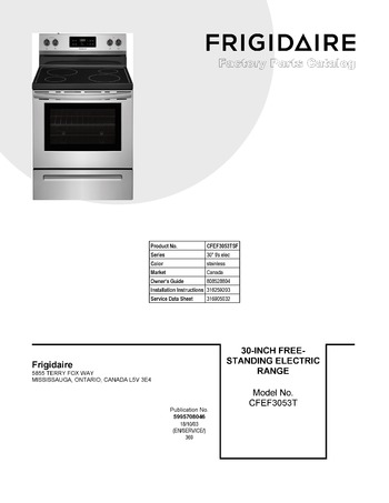 Diagram for CFEF3053TSF