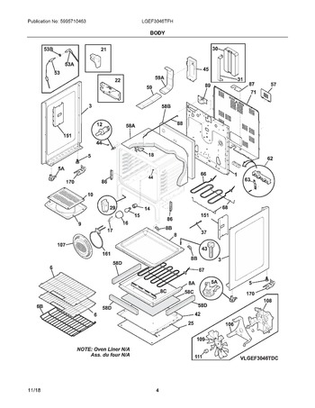 Diagram for LGEF3046TFH