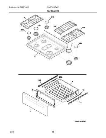 Diagram for FGGF3036TWE