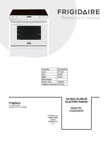 Diagram for CGES3065PFN