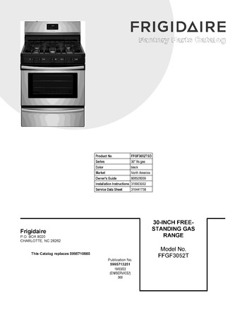 Diagram for FFGF3052TSD