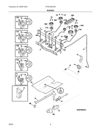 Diagram for FFGF3052TSD