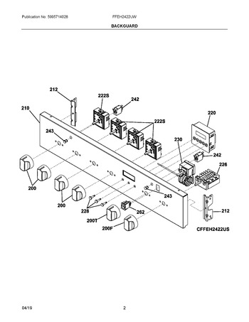 Diagram for FFEH2422UW