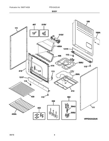 Diagram for FFEH2422UW