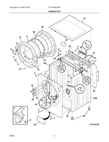 Diagram for FFFW4000QW0