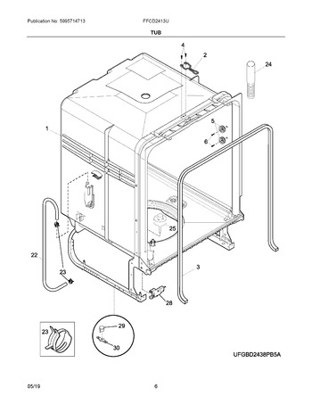 Diagram for FFCD2413UW2A