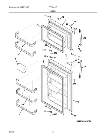 Diagram for FFTR1814TSA