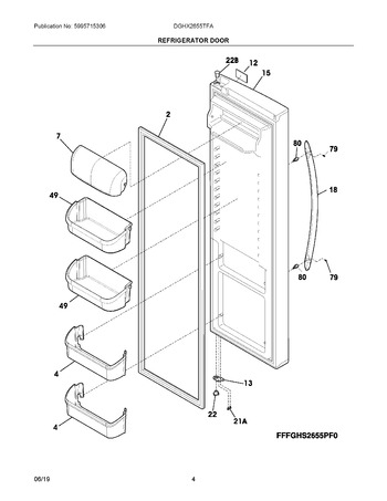 Diagram for DGHX2655TFA