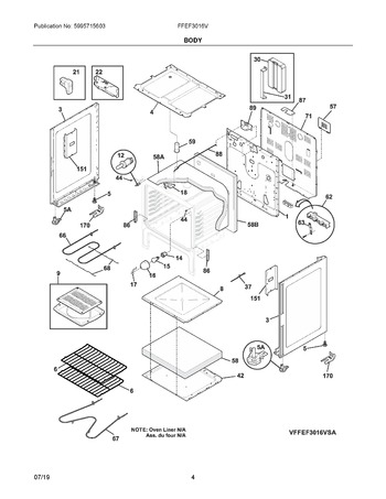 Diagram for FFEF3016VBA