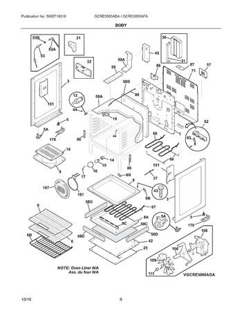 Diagram for GCRE3060AFA