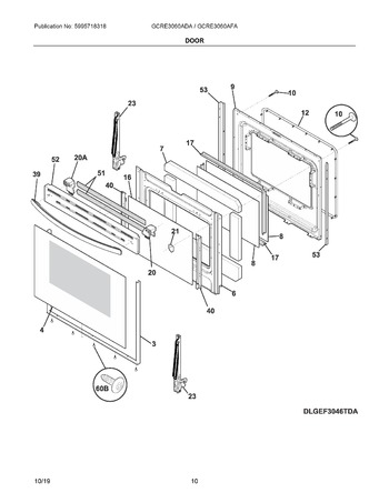 Diagram for GCRE3060ADA