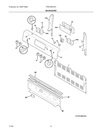 Diagram for FFEF3054TDH